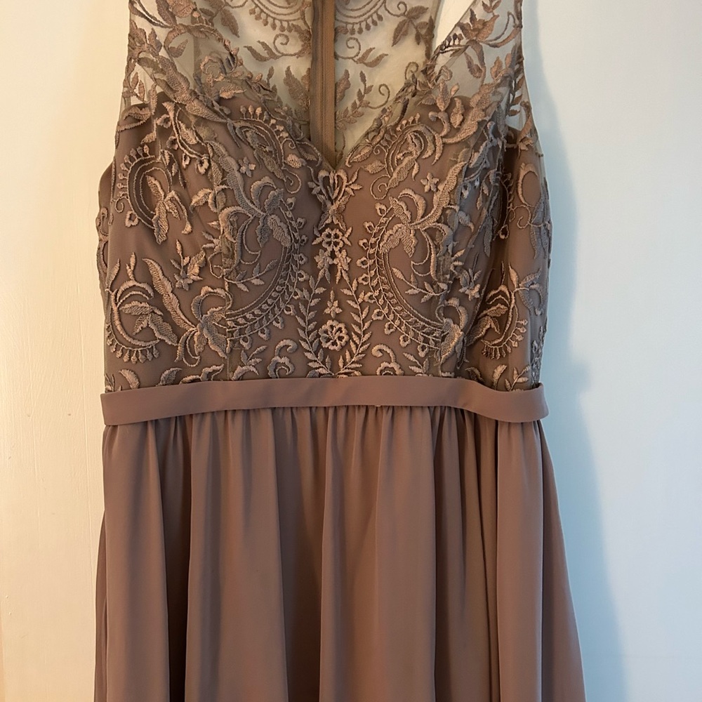 Fawn Color- Bridesmaid Dress